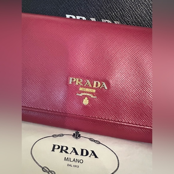 Prada Saffiano Leather Continental Wallet - Picture 8 of 15